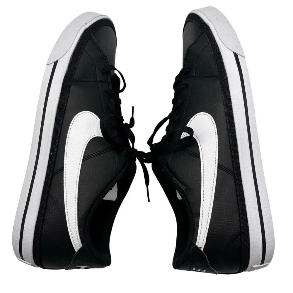 Nike Court Vision Low Next Nature Men's Shoes‎ Black/White Size 13